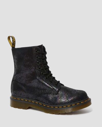 Botas Con Cordones Dr Martens 1460 Pascal Metallic Cuero Para Mujer DR8825D